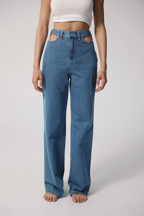 Cutout Jeans